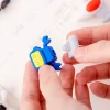 6 PACKS Cartoon Space Astronaut Erasers Set for Kids Back to School Student Office Exam Stationery Gift