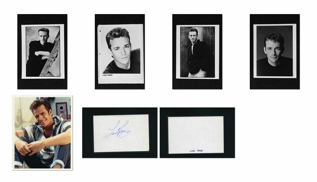 Luke Perry - Signed Autograph and Headshot Photo Poster painting set - Beverly Hills 90210