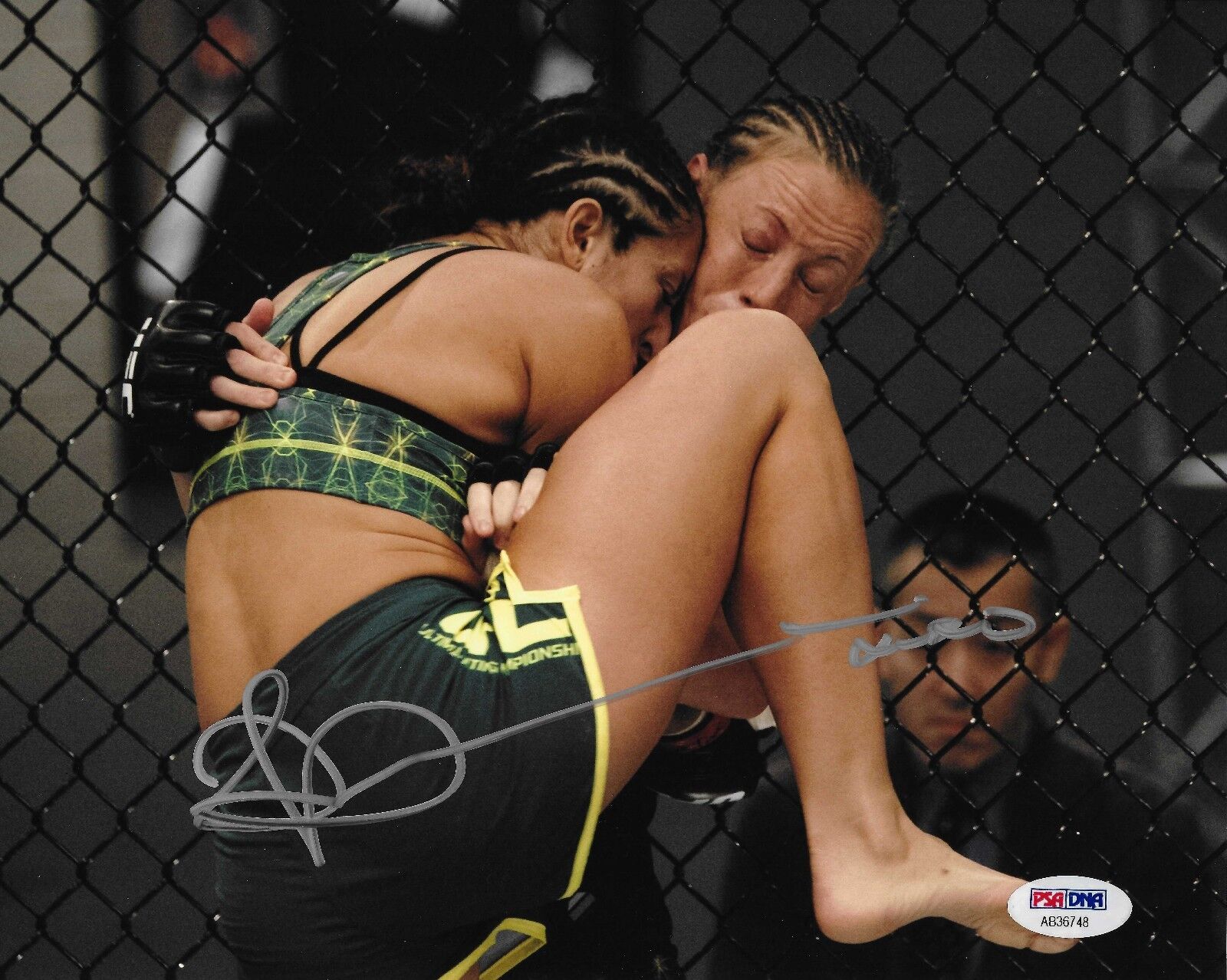 Jessica Penne Signed UFC 8x10 Photo Poster painting PSA/DNA COA TUF 20 Fight Picture Autograph 6