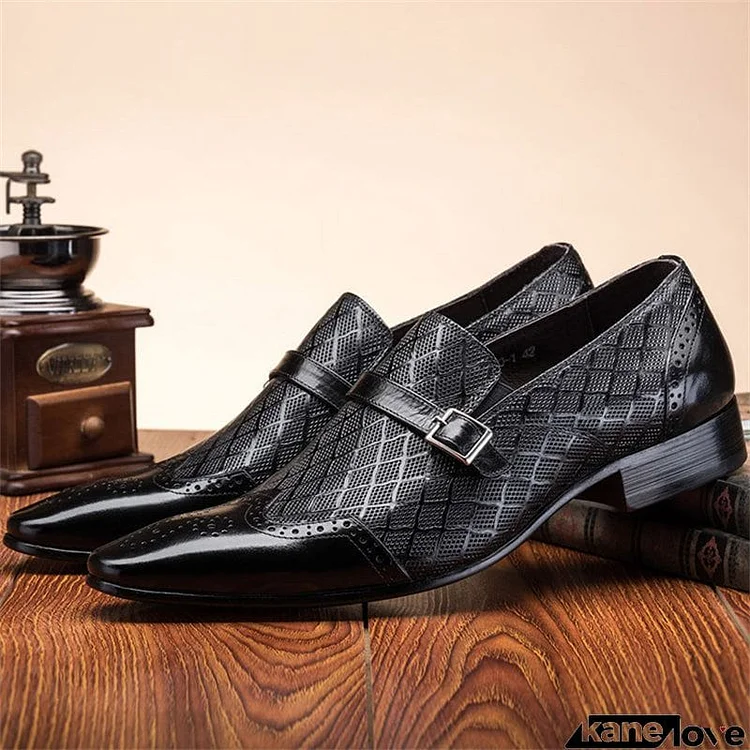 Men's Fashion Leather Business Shoes