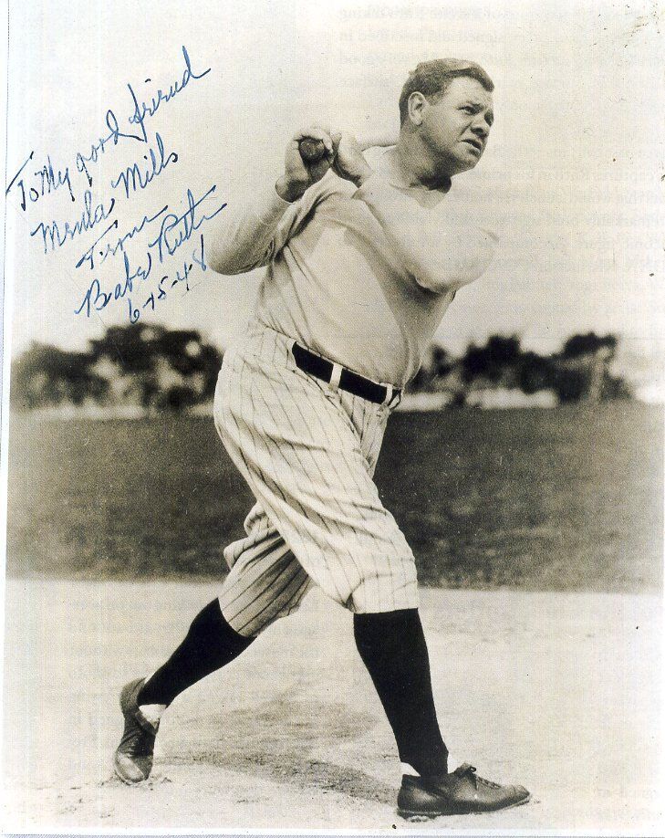 BABE RUTH Signed Photo Poster paintinggraph - American Baseball Legend - preprint