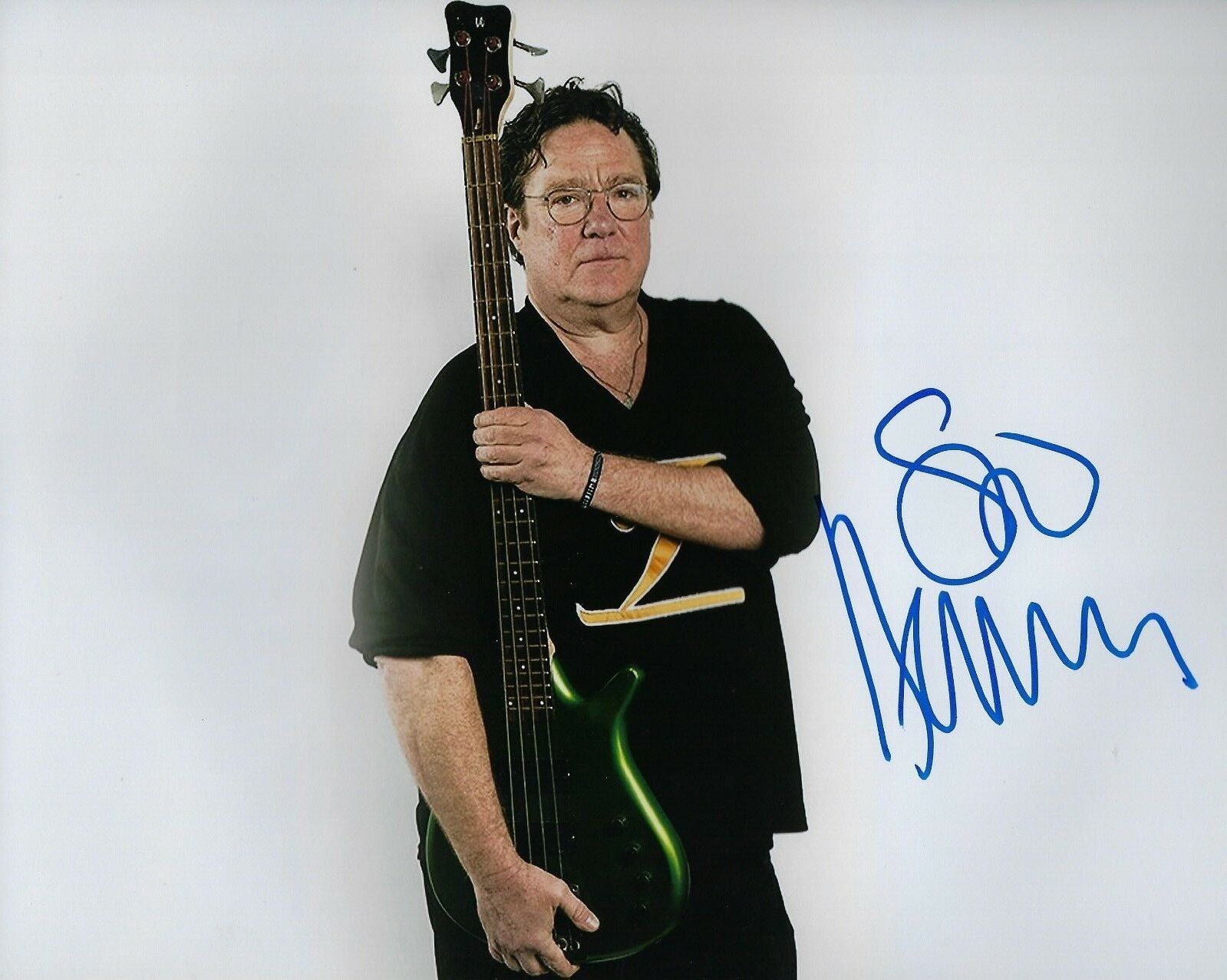 GFA Joe Satriani's Bassist * STUART HAMM * Signed 8x10 Photo Poster painting PROOF S3 COA