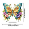 Papillon acrylique - ornement d&rsquo;artisanat 5d bricolage