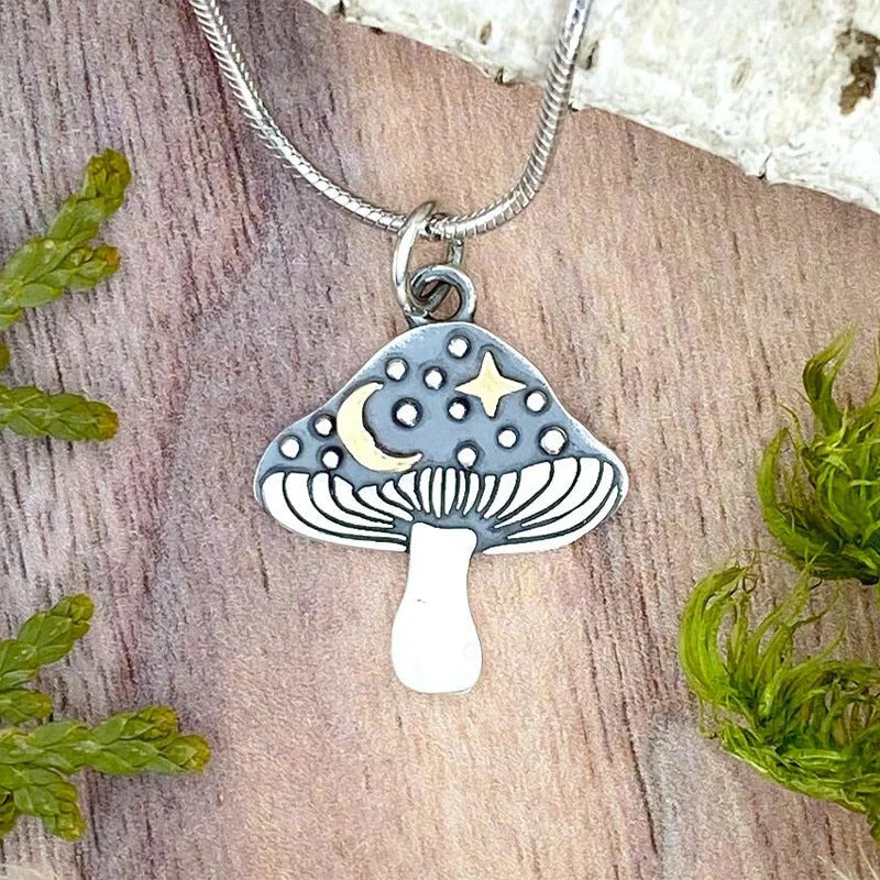 Cute Mushroom Necklace