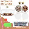 4pcs DIY Diamond Painting Incense Tray Incense Burner Stick Holder (Mandala)