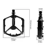 Double DU Bearing Bike Flat Pedal Aluminum Alloy Waterproof MTB Bike Accessories