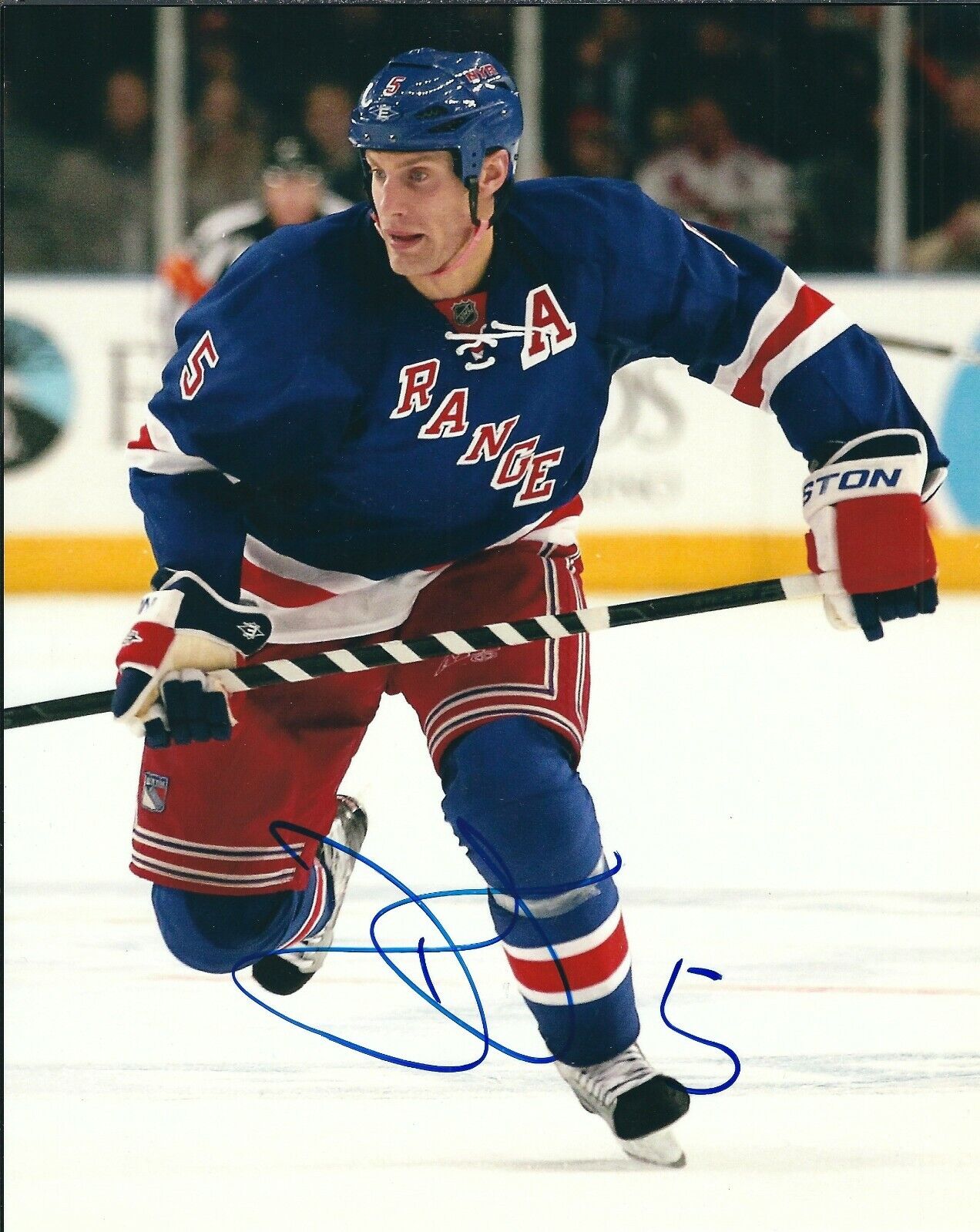 Autographed Dan Girardi New York Rangers 8x10 Photo Poster painting - w/COA