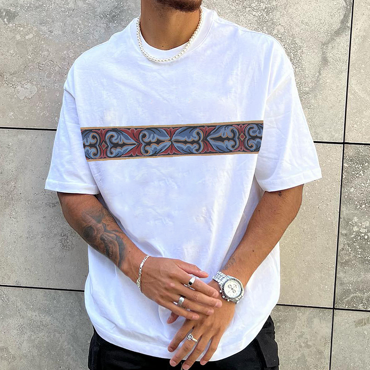 Men's Vintage Print Athletic T-Shirt 3790