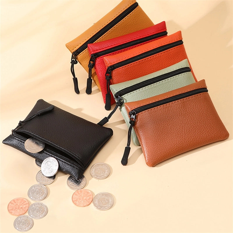 In Stock ] 2024 New Lychee Pattern Large Cosmetic Bag Ultra-Light Pu Soft Leather Storage Bag Mobile Phone Wallet