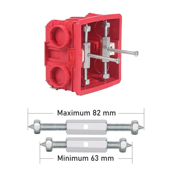 10 Pcs Wall Mount Switch Box Repair Tool —Secret Stash for 86mm Switch Cassette Repairer Support Rod Electrician Accessories Switch Cassette Repairer