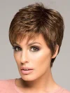 Fashionable Fluffy Brown-Gold Short Hair Wig