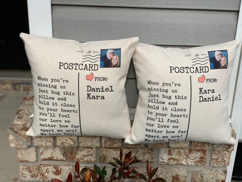 Photo  custom throw pillow, Mother’s Day gift, Father’s Day gift, Christmas, graduation gift