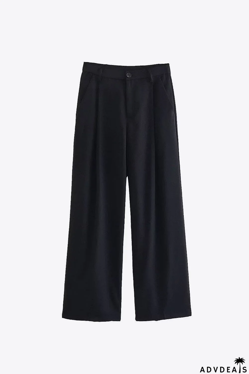 High Waist Straight Leg Pants