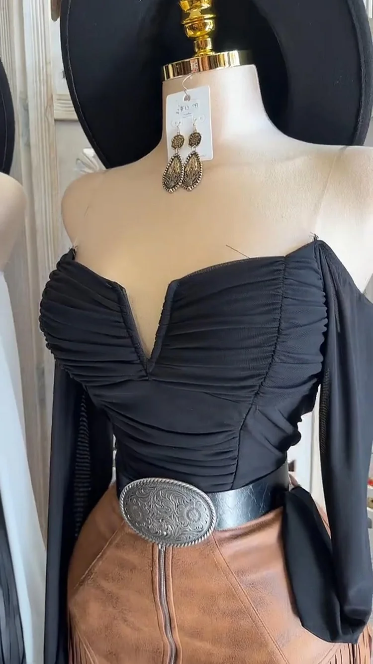 Off-the-shoulder Bodycon Top