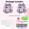 Acrylic Owl DIY Diamond Painting Napkin Rack Decor for Home Office Decor