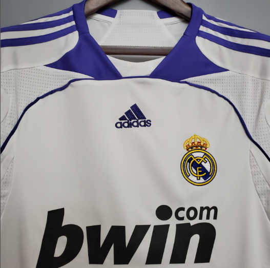 Retro Real Madrid 2007/2008 Home Football Shirt Thai Quality