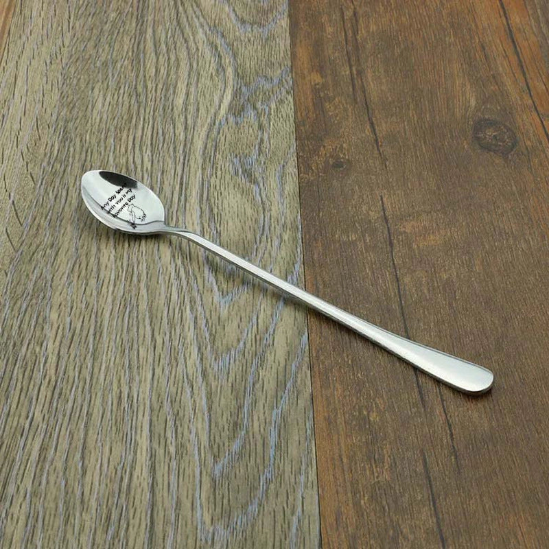 New Valentine’s Day Gift Lettering Stainless Steel Long Handle Spoon