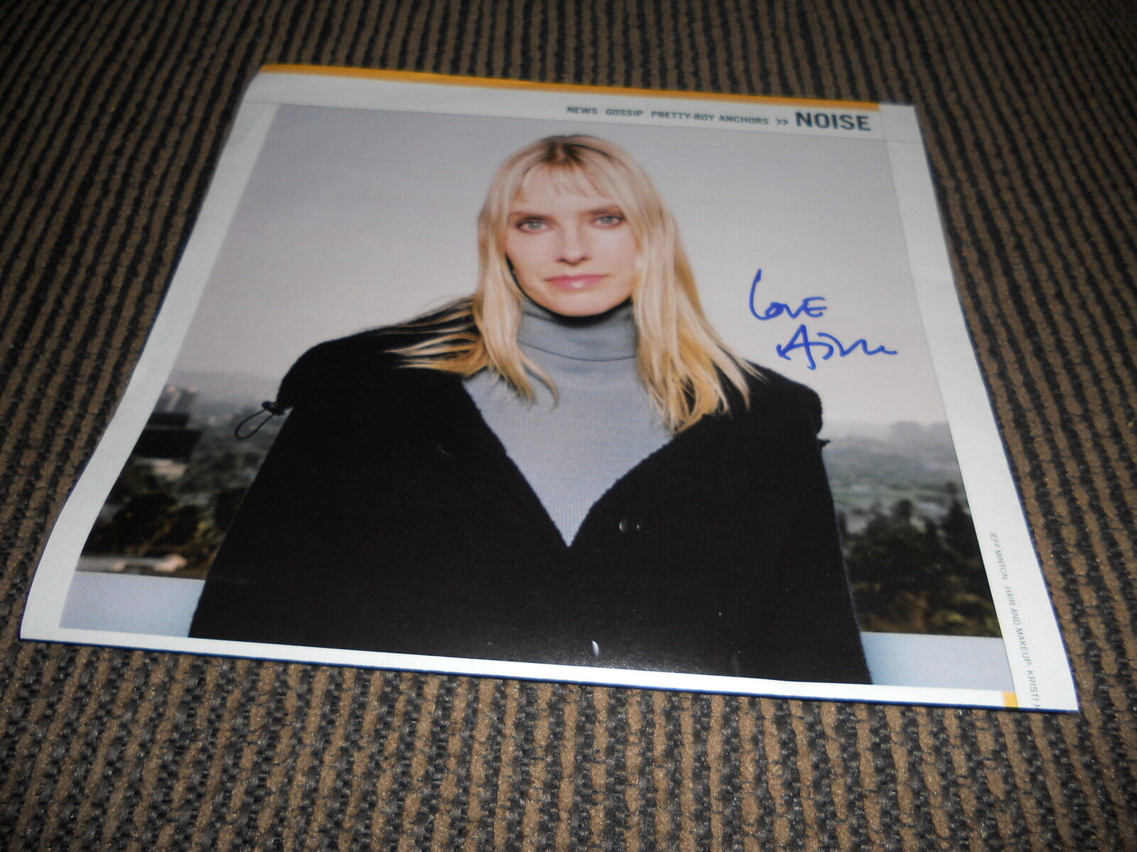 Aimee Mann Til Tuesday Sexy Signed 8 x 8.5