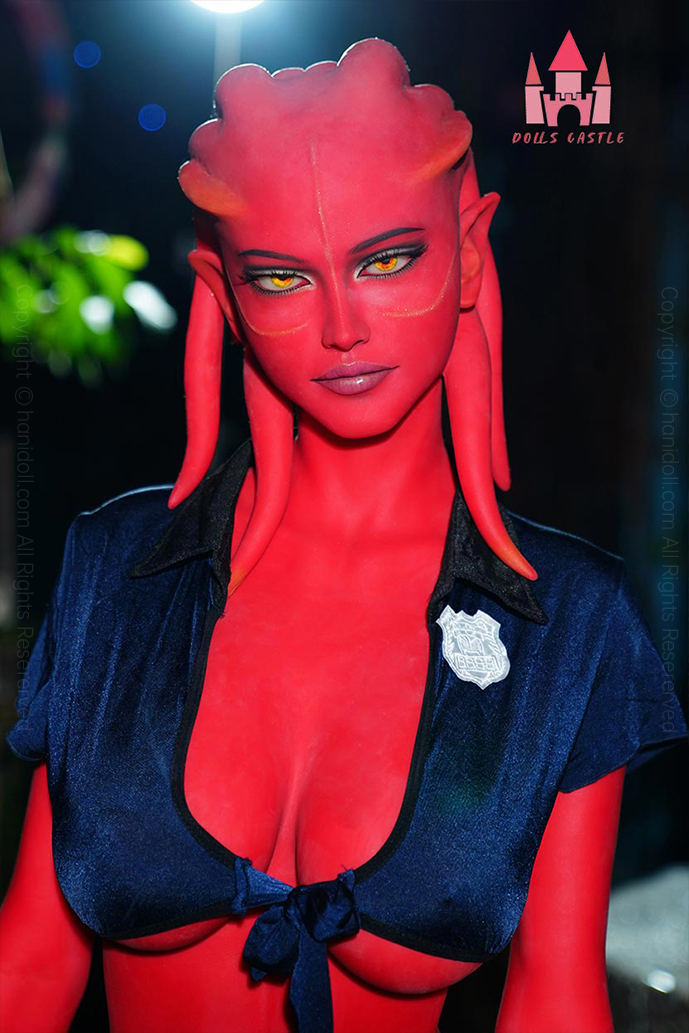 Dolls Castle 160cm Realistic Sex Doll - Red Skin Octopus Head Fantasy #A9