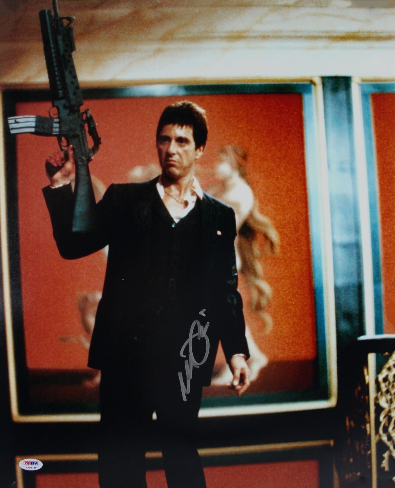 Al Pacino Scarface Authentic Signed 16x20 Photo Poster painting Auto Graded 10! PSA Itp #4A98740