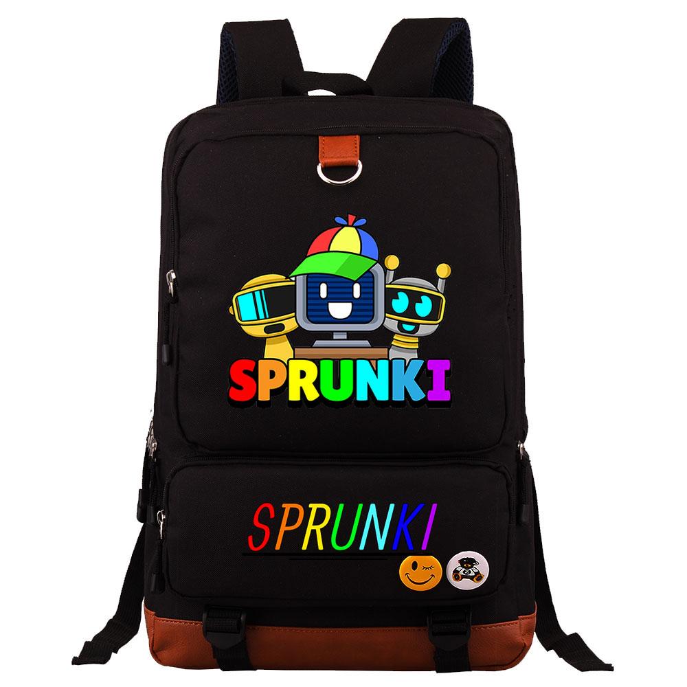 Mayoulove Sprunki Backpack Lightweight Design with Adjustable Straps for School and Outdoor Use-Mayoulove