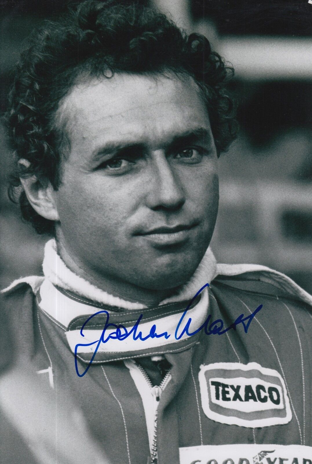 Jochen Mass Hand Signed 12x8 Photo Poster painting Formula 1 4.