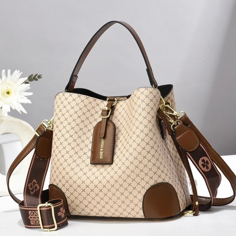 Women’s Medium All Seasons Pu Leather Vintage Style Handbag