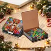 Christmas Nutcracker DIY PU Diamond Painting Note Box 160 Papers Memo Box