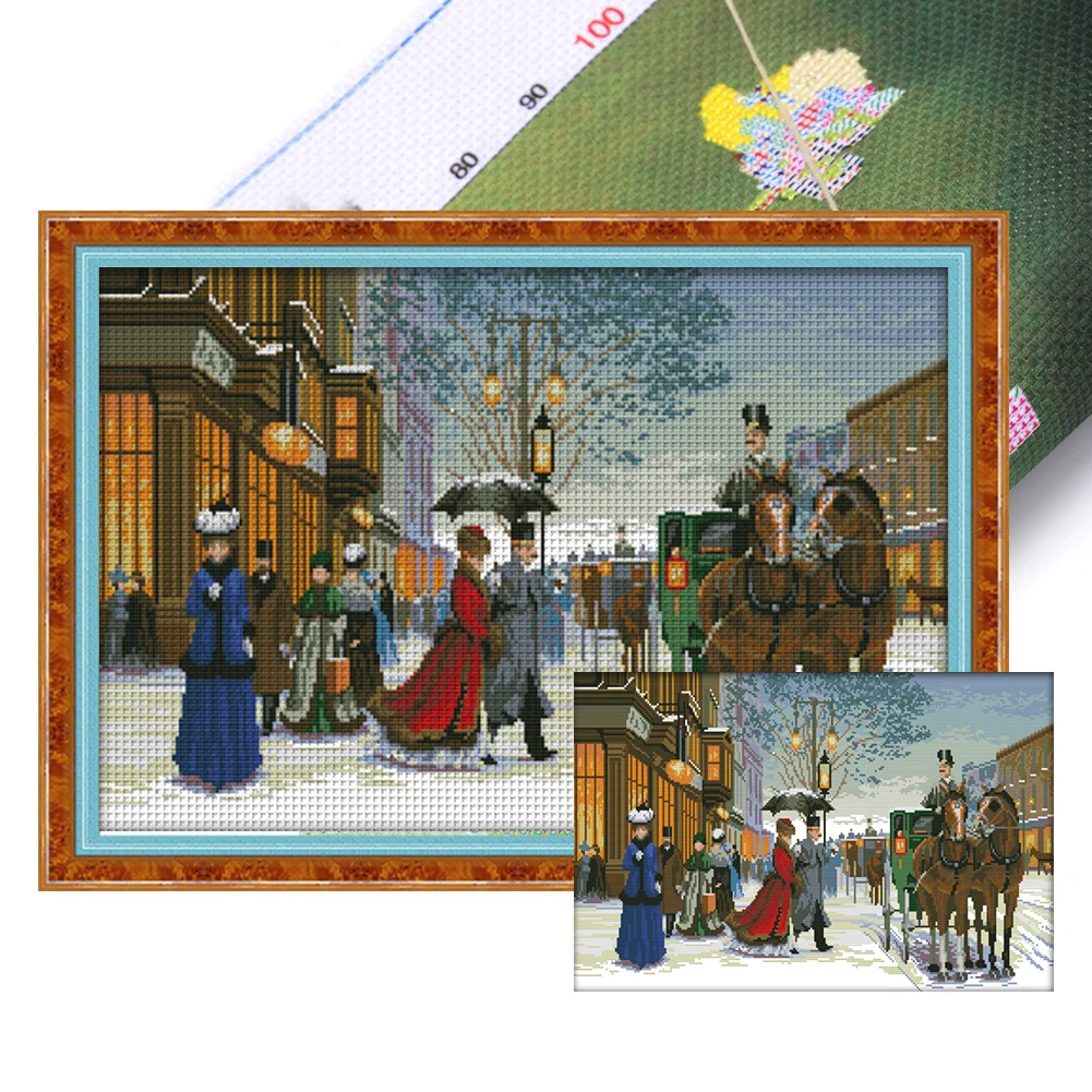 ZZ1014 Homefun Cross Stitch Kit Package Greeting Needlework Counted Cross-Stitching  Kits New Style Counted Cross stich Painting - Price history & Review, AliExpress Seller - Maddie's Xstitch Store