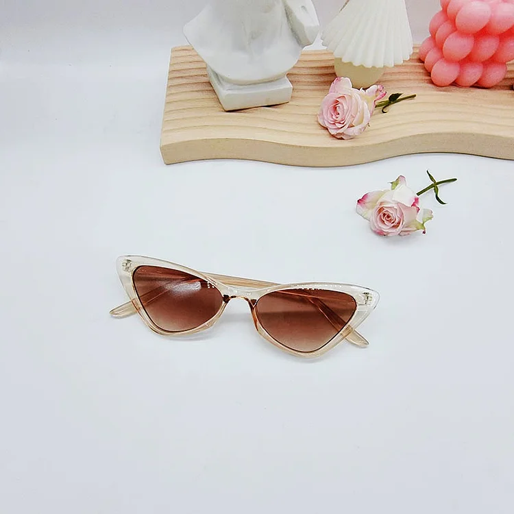 Candy Cat Eye Small Frame Vintage Sunglasses
