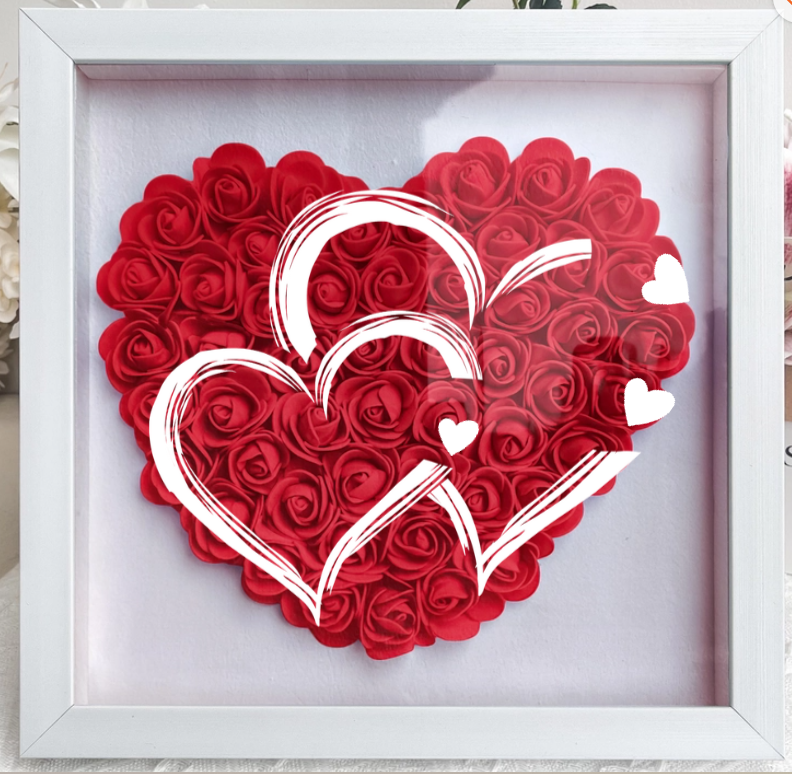 Loveyoufancy New Version First Mom Now Grandma - Personalized Flower Shadow Box
