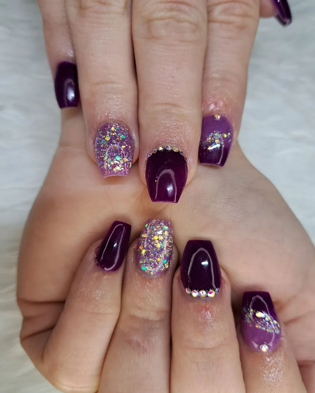 Nail Polish | Trendy nails, Nail colors, Purple nail polish