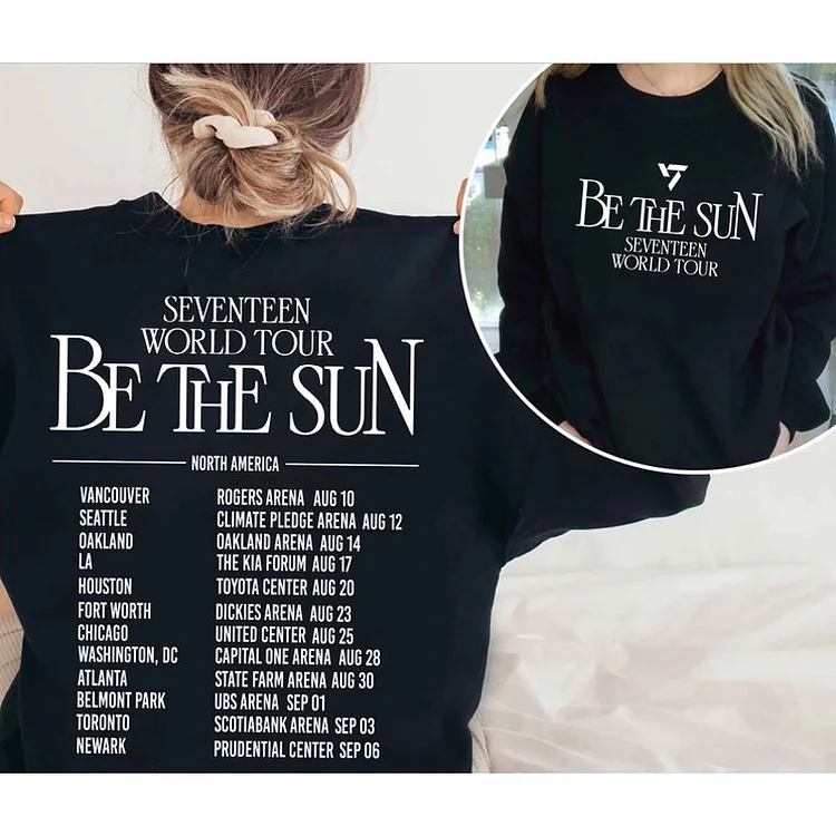 SEVENTEEN WORLD TOUR BE THE SUN 長袖Tシャツ S-