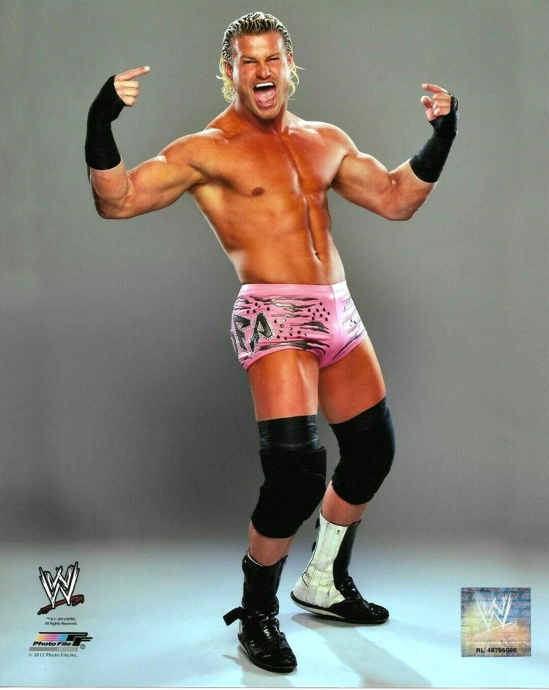 WWE DOLPH ZIGGLER OFFICIAL LICENSED ORIGINAL 8X10 WRESTLING Photo Poster painting FILE Photo Poster painting 9