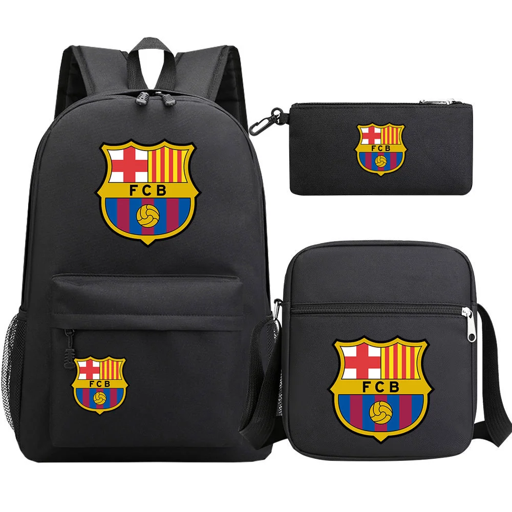 Buzzdaisy Get your little soccer star ready with Lionel Messi-themed 3-piece schoolbag set
