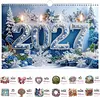 2027 New DIY Diamond Painting Wall Calendar Kit 12-Month Flip Calendar Design Home Decor