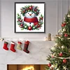 (40*40cm)Christmas Snowman - Full Round Drill Diamond Painting