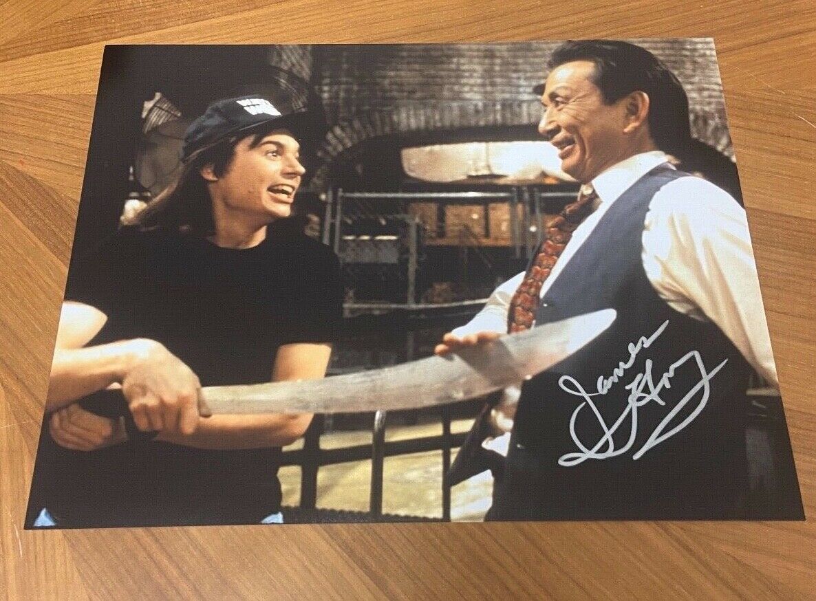 * JAMES HONG * signed 11x14 Photo Poster painting * WAYNES WORLD 2 * PROOF * 1