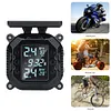 Solar Motorcycle TPMS LCD Display TPMS Tire Pressure Alarm Monitor Wireless TPMS