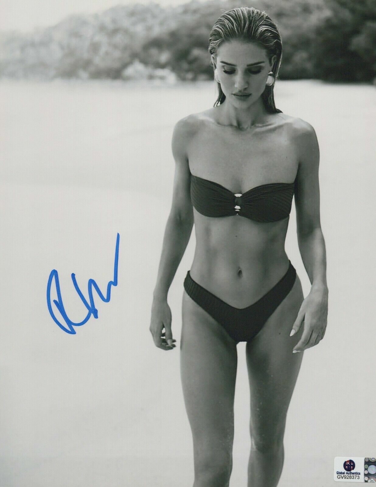 Rosie Huntington-Whiteley authentic signed autographed 8x10 Photo Poster paintinggraph GA COA