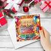 (US Only)6PCS DIY Diamond Art Greeting Cards Birthday Theme Congratulations Cards & Gifts