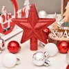 30PCS New Year Christmas's Tree 3/11CM Decor Balls Set