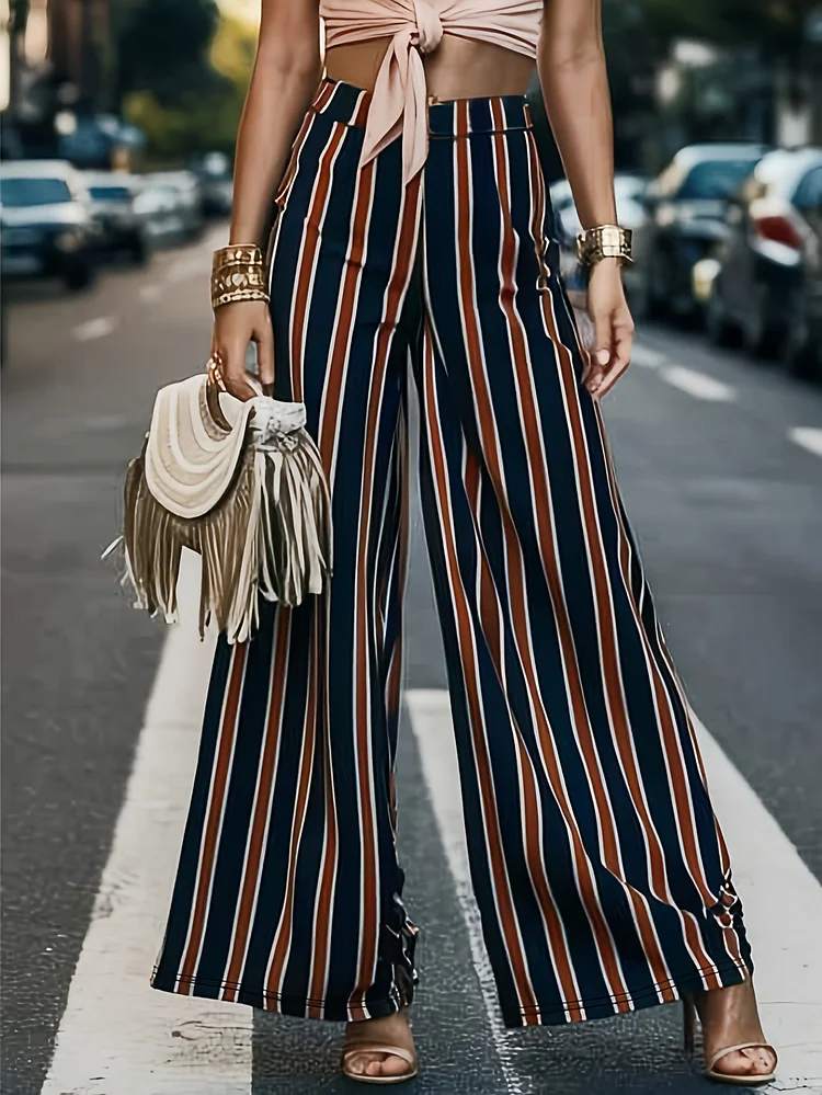 Women's Slim-Fit Trousers - Narrow Leg Non-Transparent Pants In Navy/Beige/Orange/White/Black/Gray/, Machine Washable Office & Everyday Pants For Professional Casual Outfits, Chic Workwear, Nontransparent Fabric