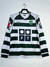 2001/2003 Retro Sporting Lisbon Long Sleeves Home Football Shirt 1:1 Thai Quality