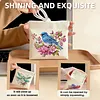 Diamond Painting Flower and Bird PU Storage Bag Coin Purse