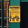 Warning - Metal Tin Signs(8*12Inch/12*16Inch)