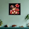 Diamond Painting-DIY Full Round Drill Love Rose Bear