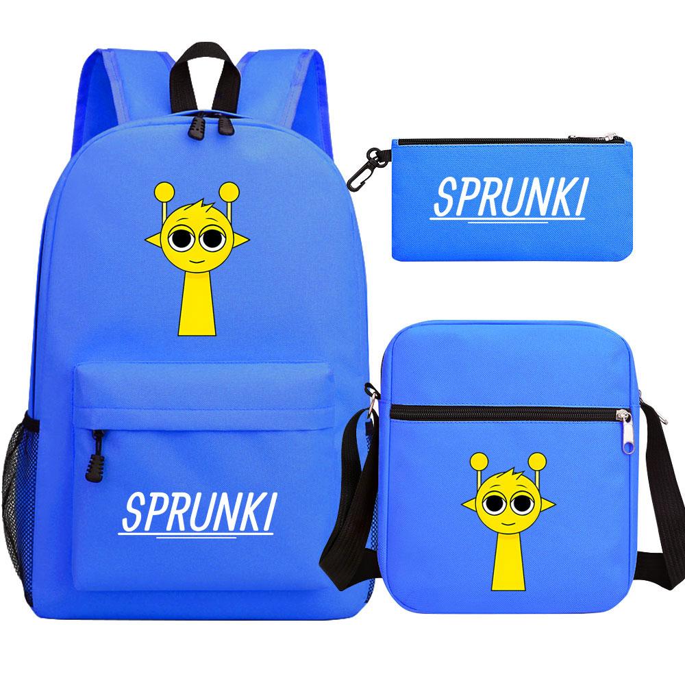 Mayoulove Sprunki Backpack Lightweight Design with Adjustable Straps for School and Outdoor Activities-Mayoulove
