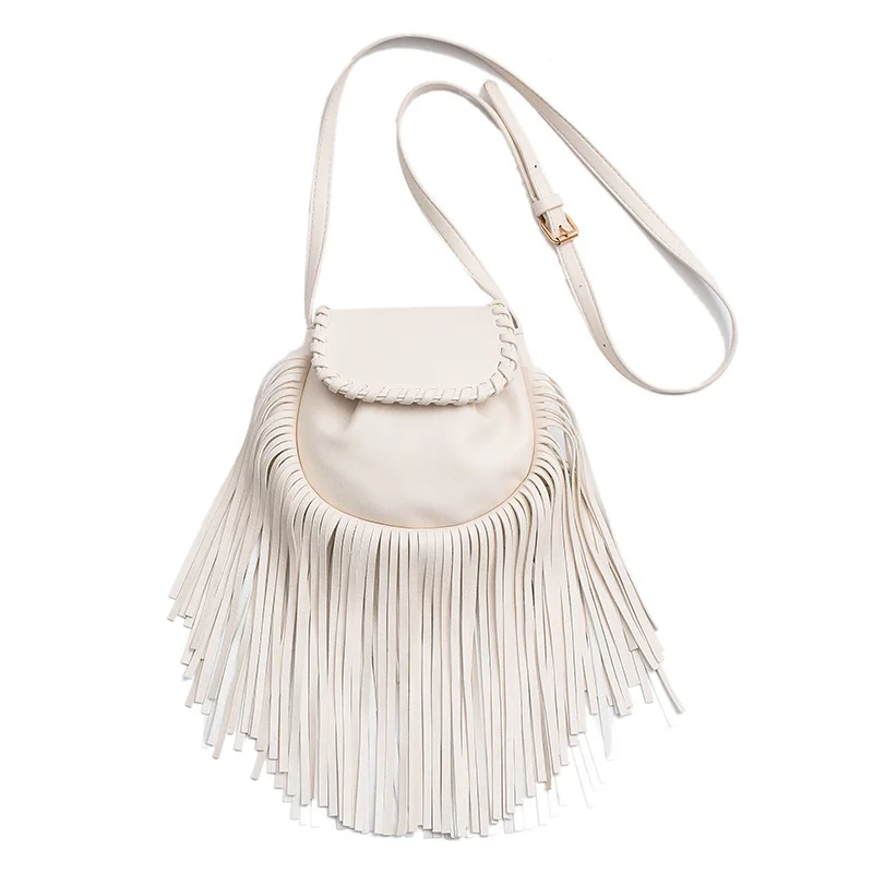 Fringed Saddle Bag