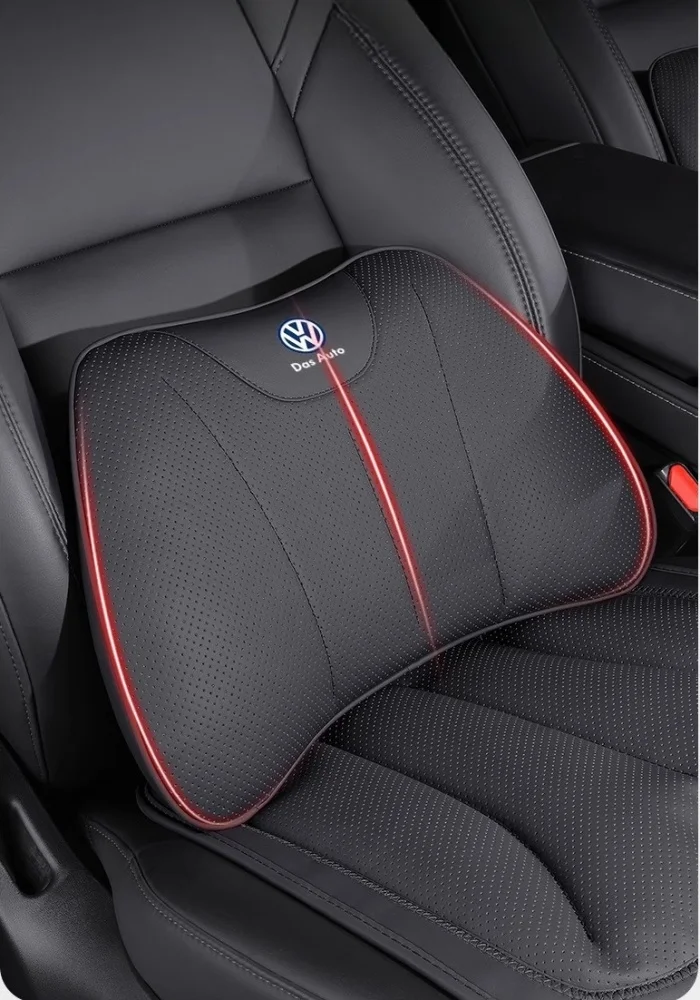 Car four seasons universal skin-friendly comfortable headrest neck pillow sports seat pillow lumbar support cushion